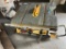 Dewalt Model DWe7491 10' Portable Table Saw (missing 1 wheel)