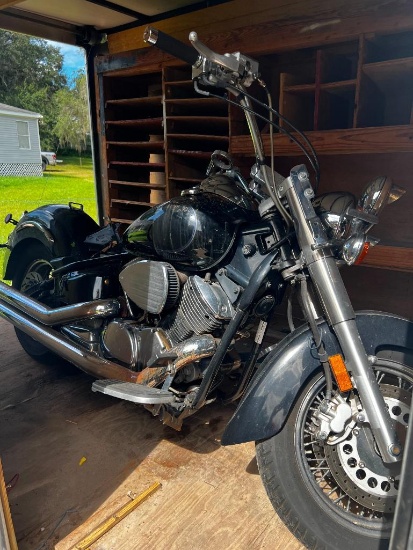 2002 Yamaha XVS1100 Motorcycle, VIN # JYAVP11E52A031495