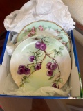 Misc box of decorative hanging plates