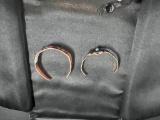 Lot of 2 Copper Children's Cuff Bracelets.