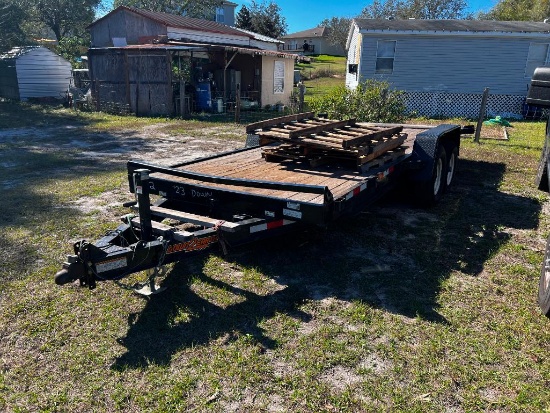 2023 Triple Crown Dual Axle Tilt Trailer - Vin #1XNBC2028P3102191