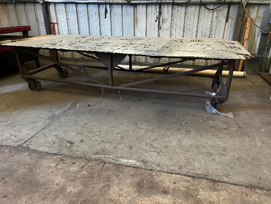 Heavy Duty Work Table with Cutouts