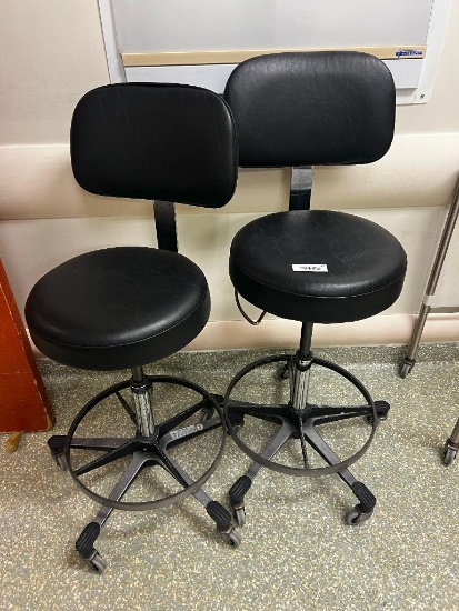 2 Rolling Stools