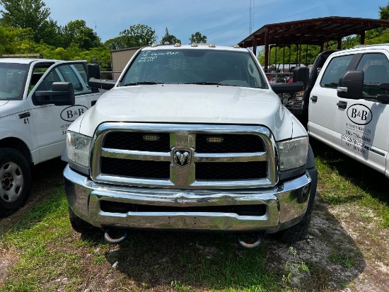 2018 Dodge Ram 4500 Chassis Flatbed Truck, VIN # 3C7WRLBL5JG185901