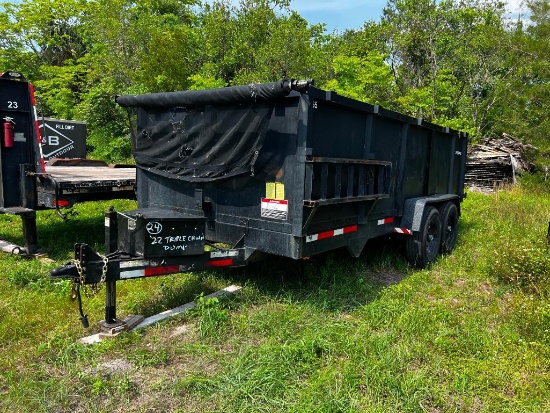 2022 Triple Crown Dump Trailer VIN# 1XNBD1623N1133842