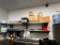 (3) ss shelves & contents