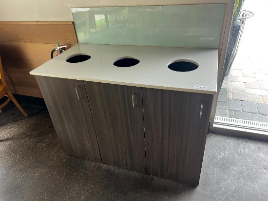 Trash cabinet
