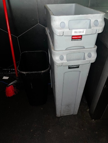 garbage cans