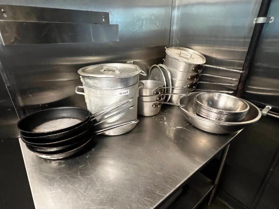 ss pots/pans/lids