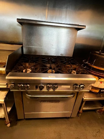 Southbend 6 burner stove, oven