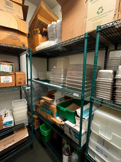 Metro rack & contents-to go items, catering, etc.