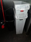 garbage cans