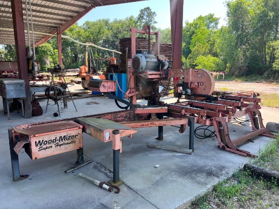 Woodmizer super hydraulic horizontal band mill