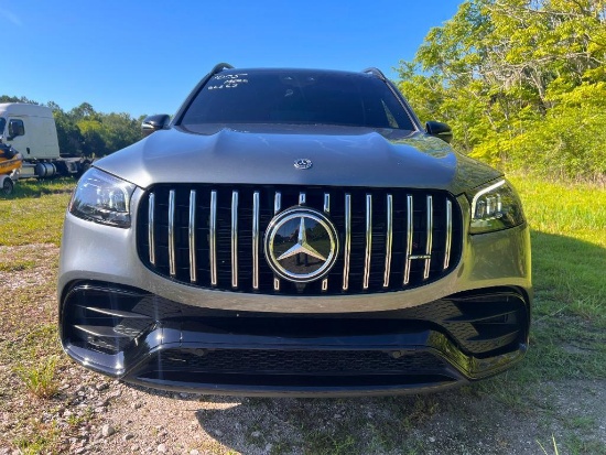 2021 Mercedes-Benz GLS63 AMG Multipurpose Vehicle (MPV), VIN # 4JGFF8KE8MA558707
