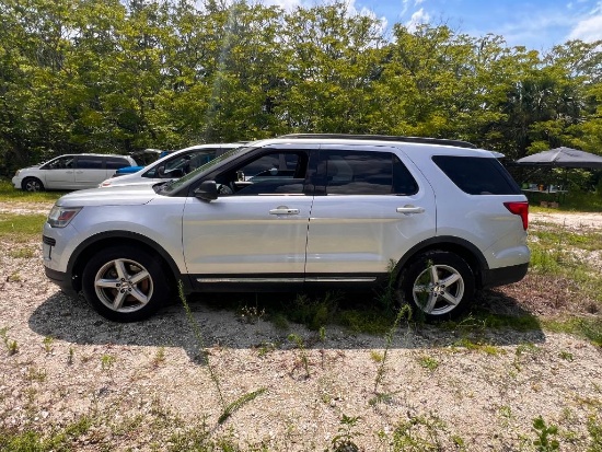 2018 Ford Explorer Multipurpose Vehicle (MPV), VIN # 1FM5K7D81JGC39196-REBUILT