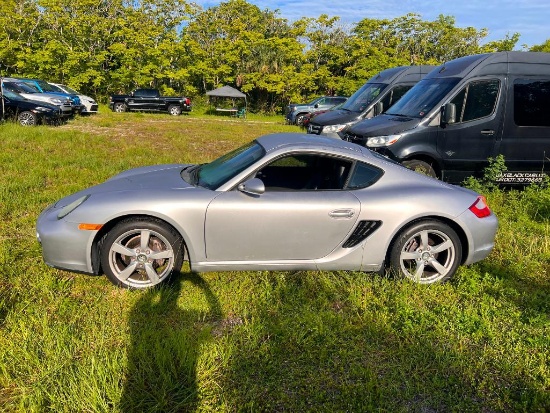 2007 Porsche Cayman Passenger Car, VIN # WP0AA298X7U760915