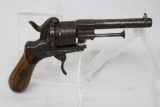 Belgian Pinfire Revolver, .32