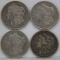 4-Morgan US Silver Dollars
