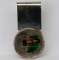 Colorized Indiana State Quarter in Money Clip