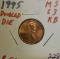 1995 Doubled Die Lincoln Cent MS63 RB