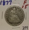 1877 Liberty Seated Half Dollar Fine 15