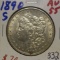 1890-S Morgan Dollar AU 55