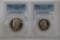 3 Graded Coins, 1981-S Susan B. Anthony, 1976-S Silver