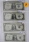 4 Silver Certificates 1935E, 1957, 1957A & 1957B