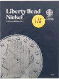 1883-1912 Liberty Head Nickels in Whitman Folder