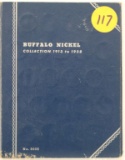 1913-1938 Buffalo Nickels in Whitman Folder