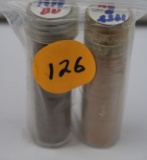 1958 & 1958-D BU Cent Rolls