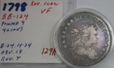 1798 Heraldic Eagle Silver Dollar BB-124 VF