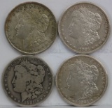 4 Silver Morgan Dollars