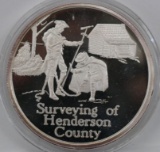 1992 Kentucky Bicentennial 1oz. Silver