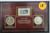 1967 40% Silver Half & 1976 Half & 5? Stamp