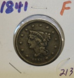 1841 Large Cent Fine