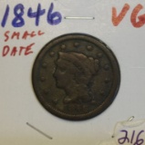1846 Large Cent Very Good