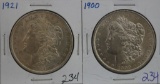 4 Silver US Morgan Dollar Coins