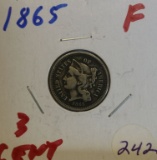 1865 Three Cent Fine