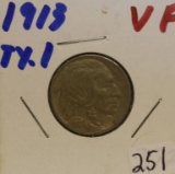 1913 Buffalo Nickel Very Fine