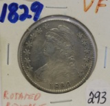 1829 Capped Bust Half Dollar Very Fine