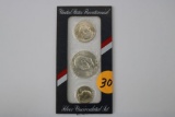 1976 40% Silver 3pc. Bicentenniual BU Set