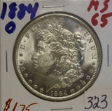 1884-O Morgan Dollar MS 65