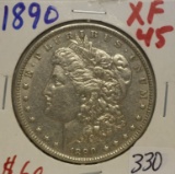 1890 Morgan Dollar Extra Fine 45