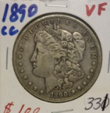 1890-CC Morgan Dollar  Very Fine