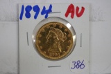 1894 $10 Gold Liberty AU
