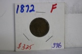 1872 Indian Cent Fine