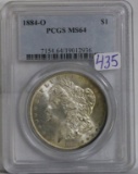 1884-S Morgan US Silver Dollar
