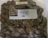 500 Pre1940 US wheat Cents/Pennies