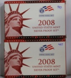 2 US Mint Silver Proof Sets